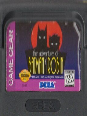 The Adventures Of Batman & Robin - 1995 Sega Game Gear Cartridge